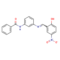 N-{3-[(E)-[(2-hydroxy-5-nitrophenyl)methylidene]amino]phenyl}benzamide