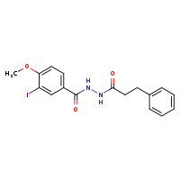 N'-(3-iodo-4-methoxybenzoyl)-3-phenylpropanehydrazide