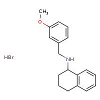 N-[(3-methoxyphenyl)methyl]-1,2,3,4-tetrahydronaphthalen-1-amine hydrobromide