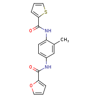 N-[3-methyl-4-(thiophene-2-amido)phenyl]furan-2-carboxamide