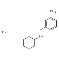 N-[(3-methylphenyl)methyl]cyclohexanamine hydrochloride