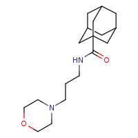 N-[3-(morpholin-4-yl)propyl]adamantane-1-carboxamide