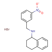 N-[(3-nitrophenyl)methyl]-1,2,3,4-tetrahydronaphthalen-1-amine hydrobromide