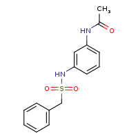 N-[3-(phenylmethanesulfonamido)phenyl]acetamide