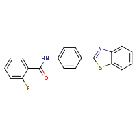N-[4-(1,3-benzothiazol-2-yl)phenyl]-2-fluorobenzamide