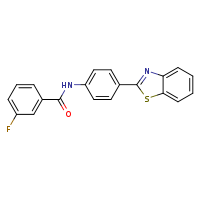 N-[4-(1,3-benzothiazol-2-yl)phenyl]-3-fluorobenzamide