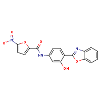 N-[4-(1,3-benzoxazol-2-yl)-3-hydroxyphenyl]-5-nitrofuran-2-carboxamide