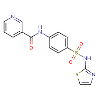 N-{4-[(1,3-thiazol-2-yl)sulfamoyl]phenyl}pyridine-3-carboxamide