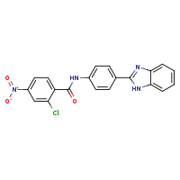 N-[4-(1H-1,3-benzodiazol-2-yl)phenyl]-2-chloro-4-nitrobenzamide