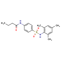 N-{4-[(2,4,6-trimethylphenyl)sulfamoyl]phenyl}butanamide