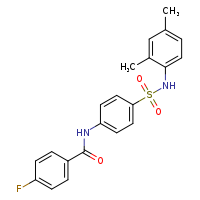 N-{4-[(2,4-dimethylphenyl)sulfamoyl]phenyl}-4-fluorobenzamide