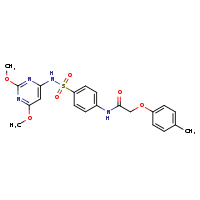 N-{4-[(2,6-dimethoxypyrimidin-4-yl)sulfamoyl]phenyl}-2-(4-methylphenoxy)acetamide