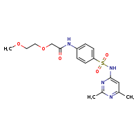 N-{4-[(2,6-dimethylpyrimidin-4-yl)sulfamoyl]phenyl}-2-(2-methoxyethoxy)acetamide