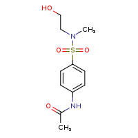 N-{4-[(2-hydroxyethyl)(methyl)sulfamoyl]phenyl}acetamide