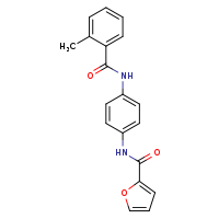 N-[4-(2-methylbenzamido)phenyl]furan-2-carboxamide