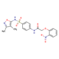 N-{4-[(3,4-dimethyl-1,2-oxazol-5-yl)sulfamoyl]phenyl}-2-(2-nitrophenoxy)acetamide