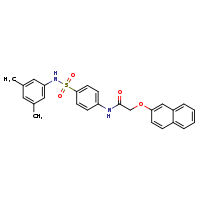 N-{4-[(3,5-dimethylphenyl)sulfamoyl]phenyl}-2-(naphthalen-2-yloxy)acetamide