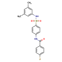 N-{4-[(3,5-dimethylphenyl)sulfamoyl]phenyl}-4-fluorobenzamide
