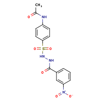 N-{4-[(3-nitrophenyl)formohydrazidosulfonyl]phenyl}acetamide