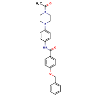 N-[4-(4-acetylpiperazin-1-yl)phenyl]-4-(benzyloxy)benzamide