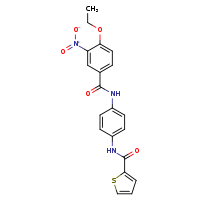 N-[4-(4-ethoxy-3-nitrobenzamido)phenyl]thiophene-2-carboxamide