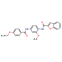 N-[4-(4-ethoxybenzamido)-2-methoxyphenyl]-1-benzofuran-2-carboxamide