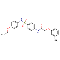 N-{4-[(4-ethoxyphenyl)sulfamoyl]phenyl}-2-(3-methylphenoxy)acetamide