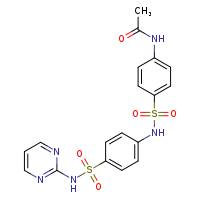 N-[4-({4-[(pyrimidin-2-yl)sulfamoyl]phenyl}sulfamoyl)phenyl]acetamide