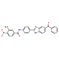 N-[4-(5-benzoyl-1H-1,3-benzodiazol-2-yl)phenyl]-3-methyl-4-nitrobenzamide