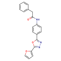 N-{4-[5-(furan-2-yl)-1,3,4-oxadiazol-2-yl]phenyl}-2-phenylacetamide