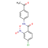 N-(4-acetylphenyl)-4-chloro-2-nitrobenzamide