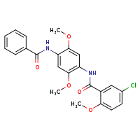 N-(4-benzamido-2,5-dimethoxyphenyl)-5-chloro-2-methoxybenzamide