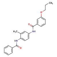 N-(4-benzamido-3-methylphenyl)-3-propoxybenzamide