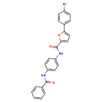 N-(4-benzamidophenyl)-5-(4-bromophenyl)furan-2-carboxamide