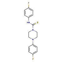 N,4-bis(4-fluorophenyl)piperazine-1-carbothioamide