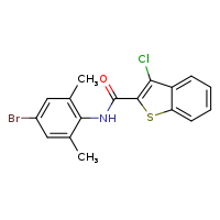 N-(4-bromo-2,6-dimethylphenyl)-3-chloro-1-benzothiophene-2-carboxamide