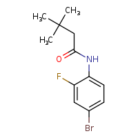 N-(4-bromo-2-fluorophenyl)-3,3-dimethylbutanamide