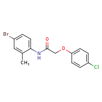 N-(4-bromo-2-methylphenyl)-2-(4-chlorophenoxy)acetamide