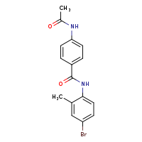 N-(4-bromo-2-methylphenyl)-4-acetamidobenzamide
