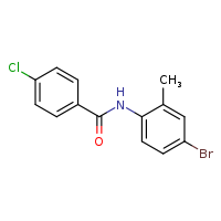 N-(4-bromo-2-methylphenyl)-4-chlorobenzamide