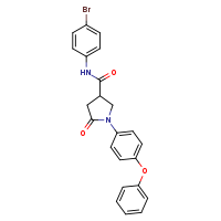 N-(4-bromophenyl)-5-oxo-1-(4-phenoxyphenyl)pyrrolidine-3-carboxamide