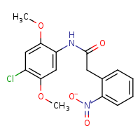 N-(4-chloro-2,5-dimethoxyphenyl)-2-(2-nitrophenyl)acetamide