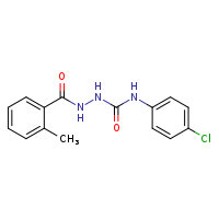 N-{[(4-chlorophenyl)carbamoyl]amino}-2-methylbenzamide
