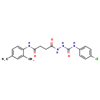 N-{[(4-chlorophenyl)carbamoyl]amino}-N'-(2,4-dimethylphenyl)succinamide