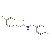 N-[(4-chlorophenyl)methyl]-2-(4-fluorophenyl)acetamide