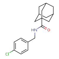 N-[(4-chlorophenyl)methyl]adamantane-1-carboxamide
