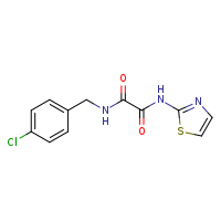 N'-[(4-chlorophenyl)methyl]-N-(1,3-thiazol-2-yl)ethanediamide