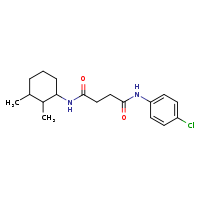 N'-(4-chlorophenyl)-N-(2,3-dimethylcyclohexyl)succinamide