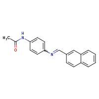 N-{4-[(E)-(naphthalen-2-ylmethylidene)amino]phenyl}acetamide