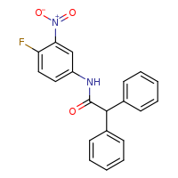 N-(4-fluoro-3-nitrophenyl)-2,2-diphenylacetamide